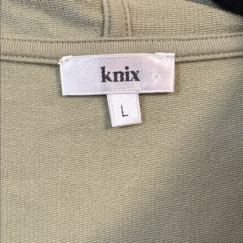 Knix Womenâs sage Green Good to go Hoodie size L - Picture 4 of 4